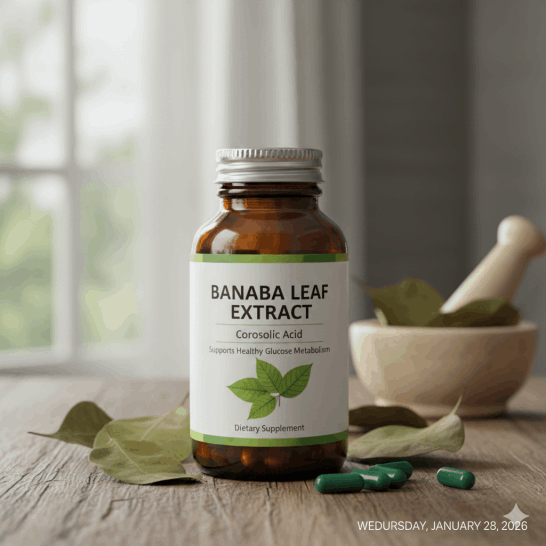 Banaba Leaf Extract and Corosolic Acid