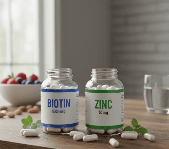 Biotin and Zinc